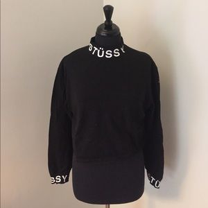 STÜSSY cropped mock neck